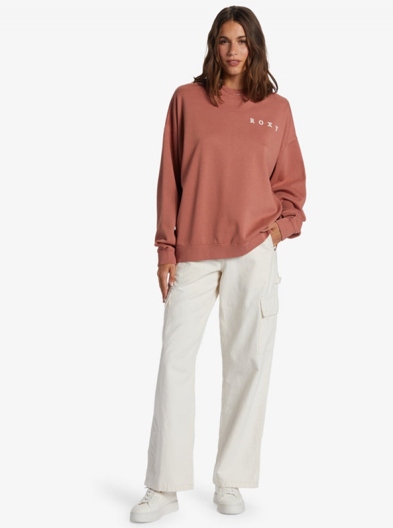 Roxy Lineup Oversized Crew Neck Nappali Ruha | 5279138-VW