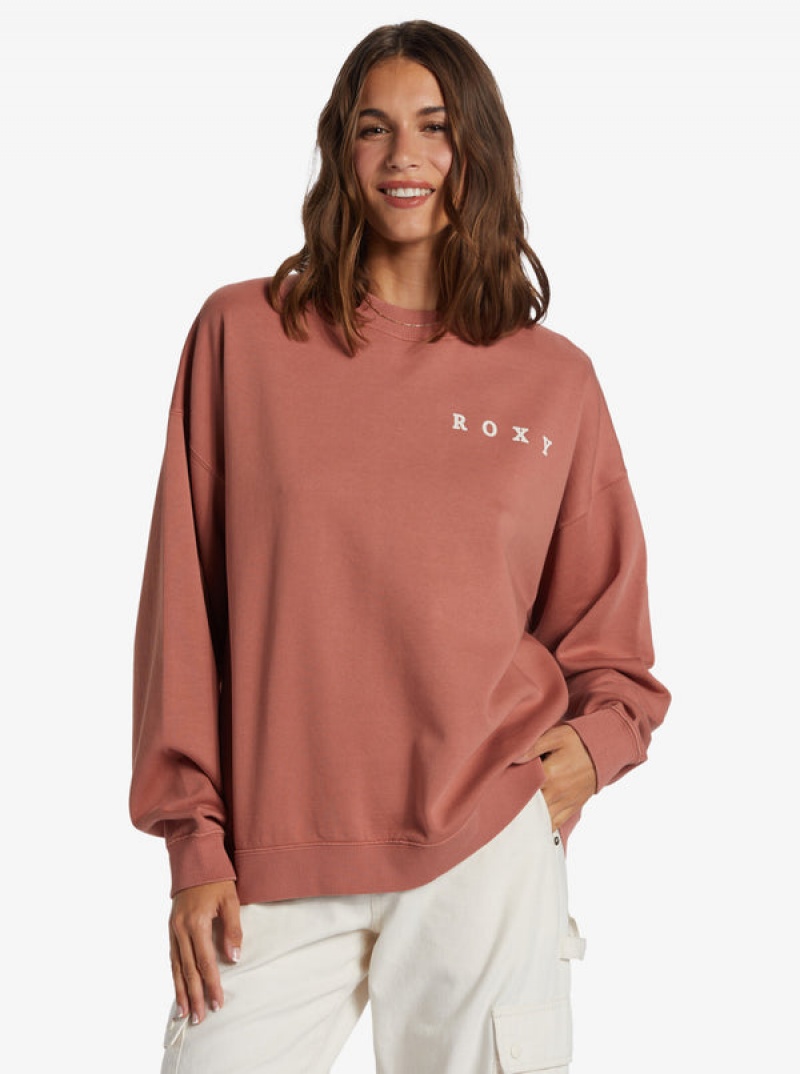 Roxy Lineup Oversized Crew Neck Nappali Ruha | 5279138-VW