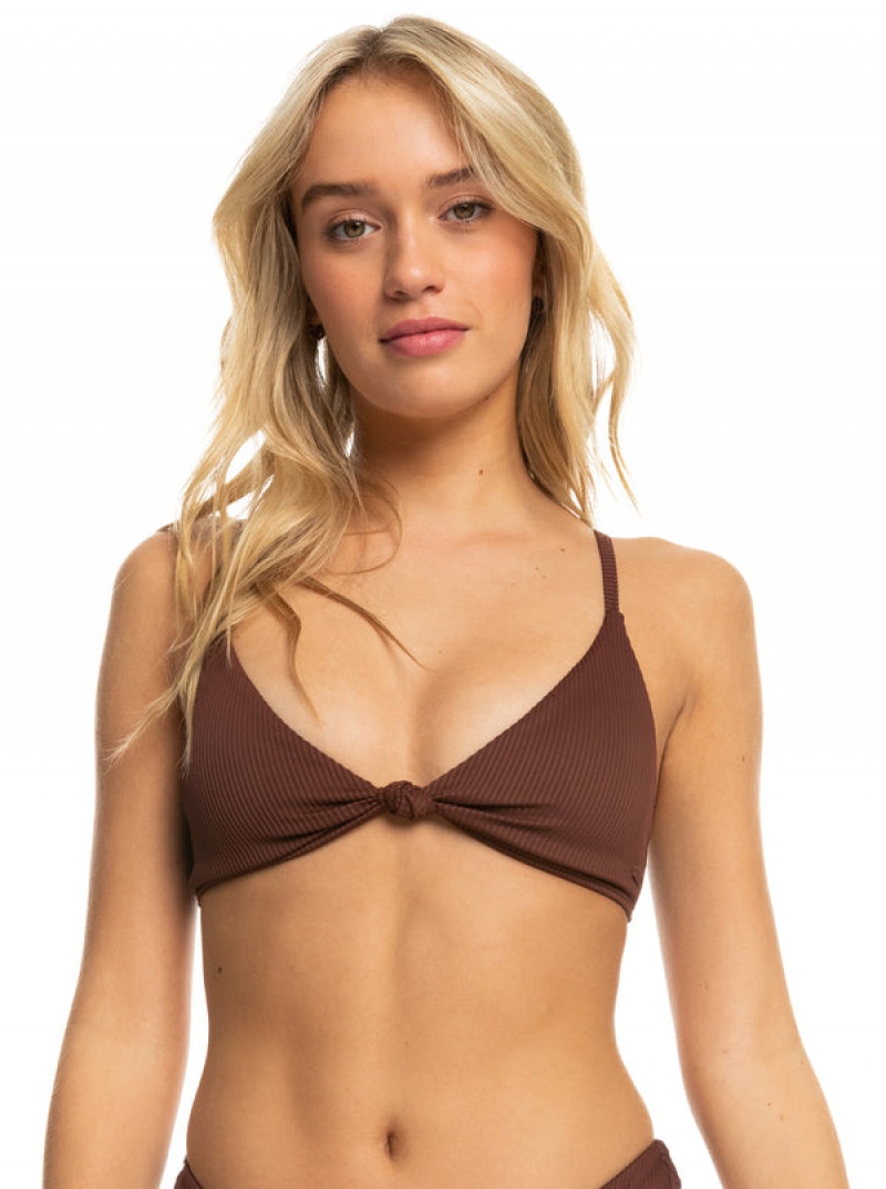 Roxy Love The Surf Knot Bikini Felsők | 9425380-ML