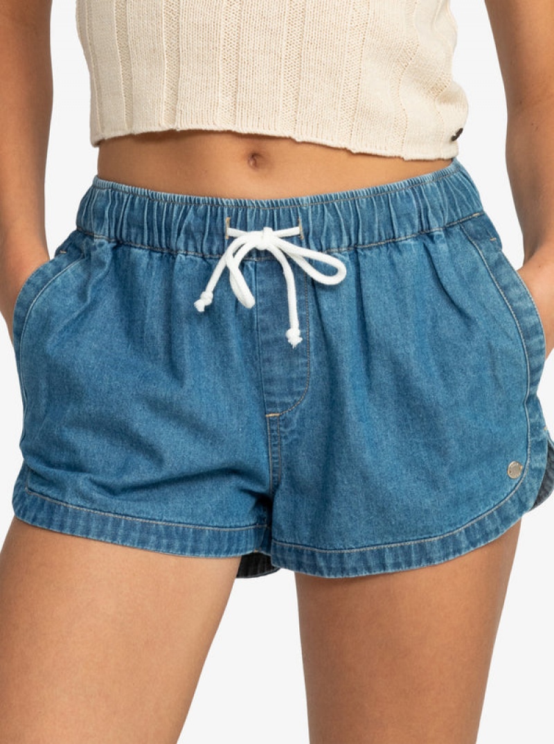 Roxy New Impossible Denim Rövidnadrág | 4312870-QX