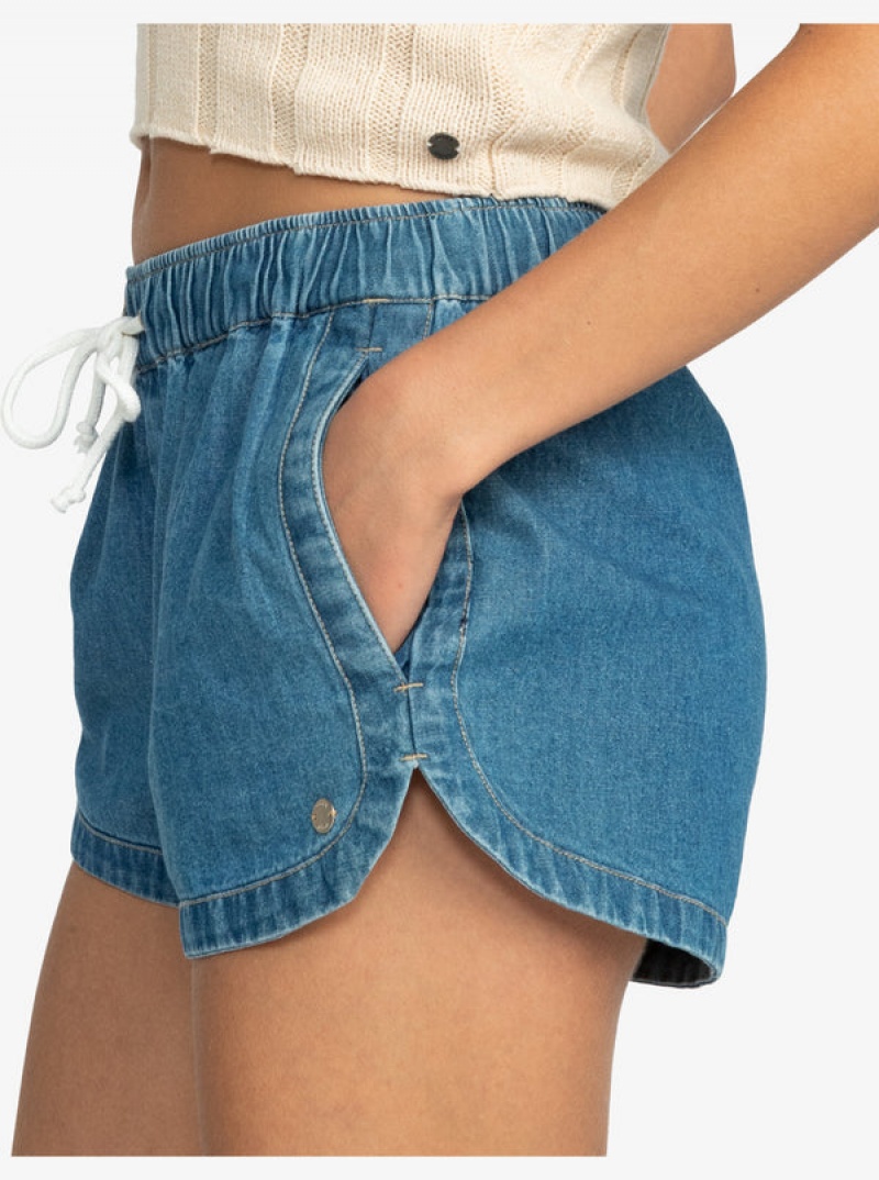 Roxy New Impossible Denim Rövidnadrág | 4312870-QX