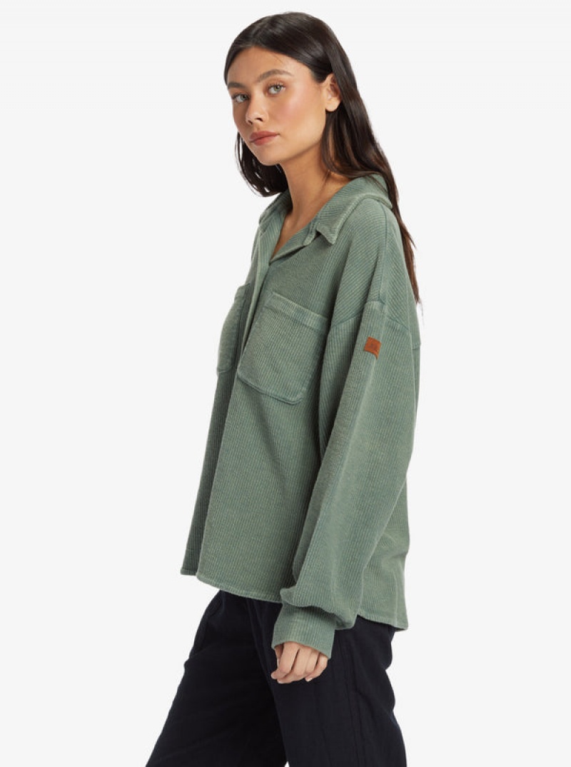 Roxy Off Duty Knit Shacket Kabát | 5319820-GF