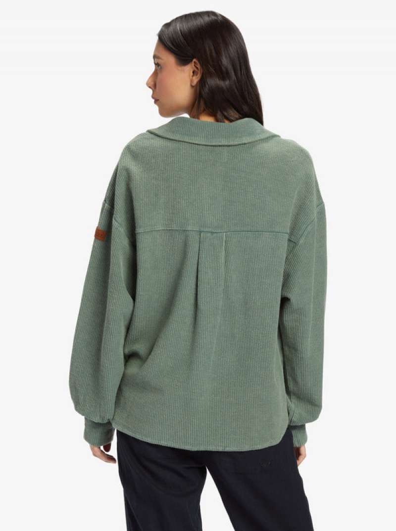 Roxy Off Duty Knit Shacket Kabát | 5319820-GF