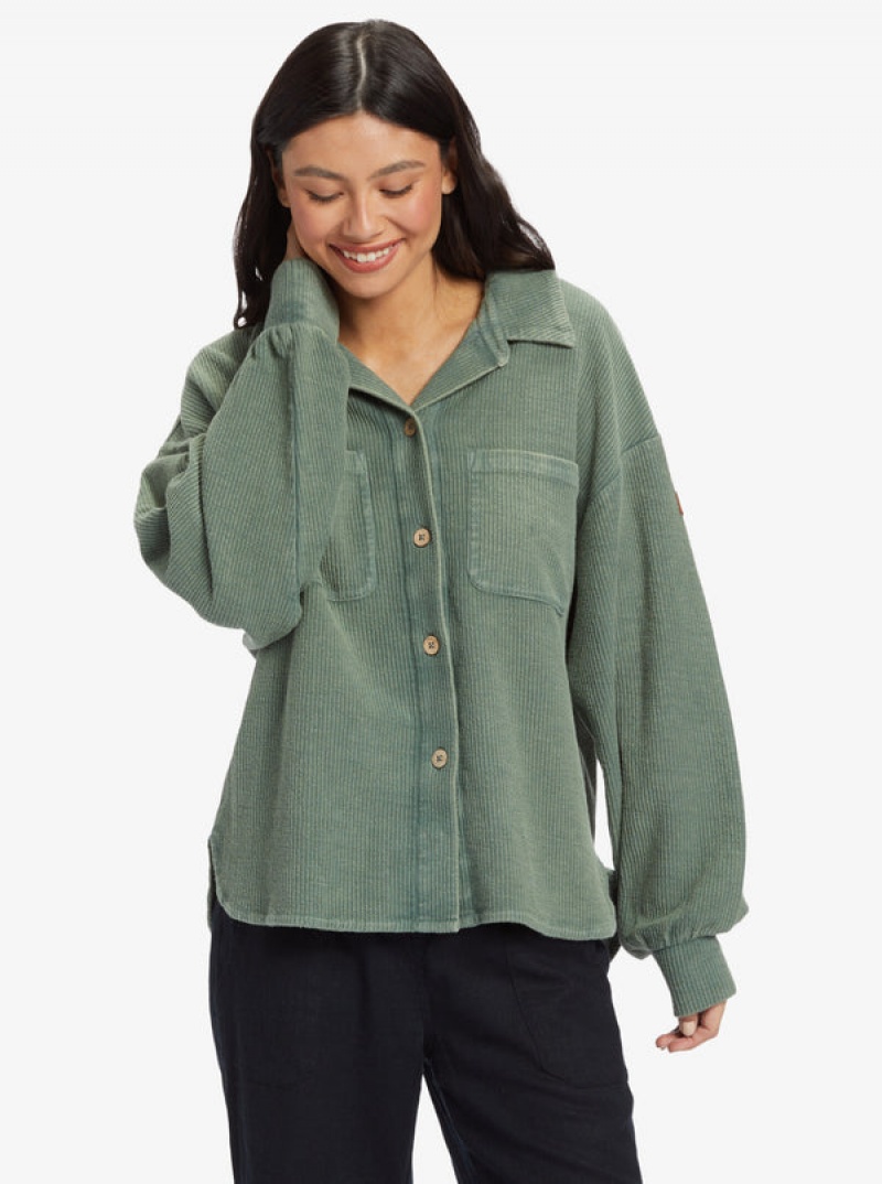 Roxy Off Duty Knit Shacket Kabát | 5319820-GF