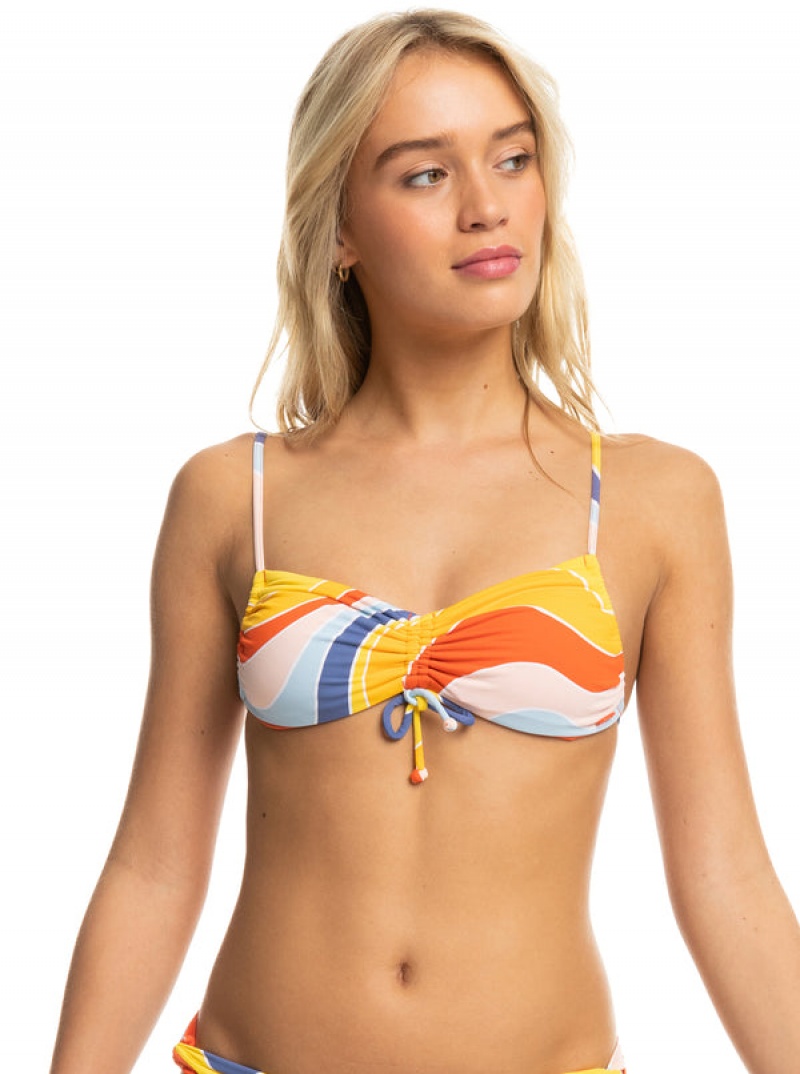 Roxy Palm Cruz Bralette Bikini Felsők | 1978204-ED