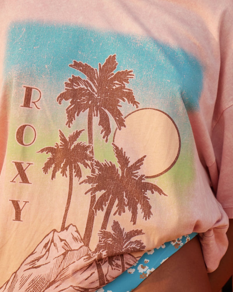 Roxy Palm Springs Oversized Póló | 8497560-TK