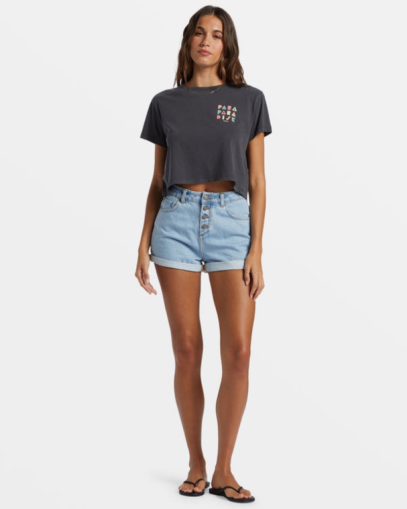 Roxy Para Paradise Cropped Póló | 5298436-LB