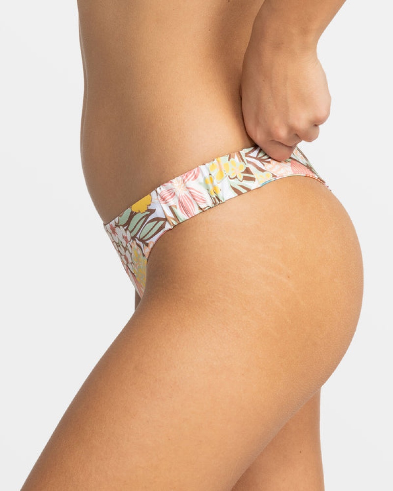 Roxy Playa Paradise Reversible Tanga Bikini Alsó | 0593471-IA