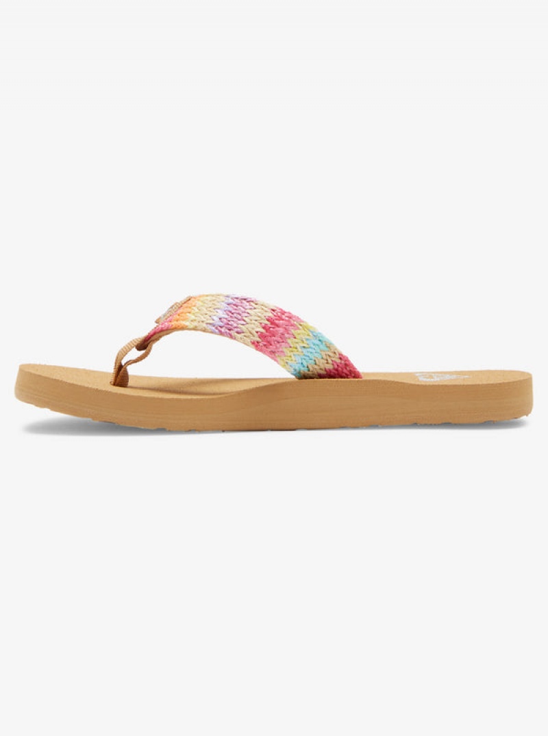 Roxy Porto Raffia Strandpapucs Lány | 8716503-IO