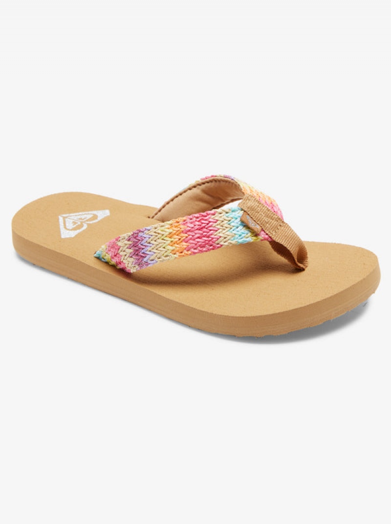 Roxy Porto Raffia Strandpapucs Lány | 8716503-IO