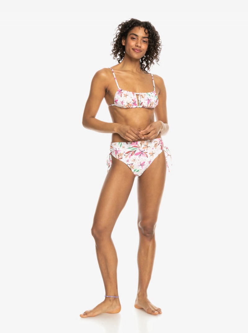 Roxy Printed Beach Classics Bralette Bikini Felsők | 6032597-RP