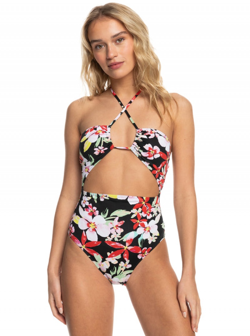 Roxy Printed Beach Classics Divat One-Piece Fürdőruha | 2351469-RA