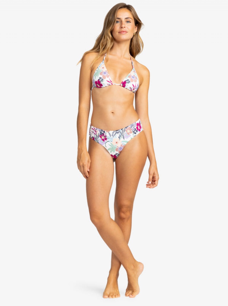 Roxy Printed Beach Classics Mini Tiki Tri Bikini Felsők | 6051249-PL