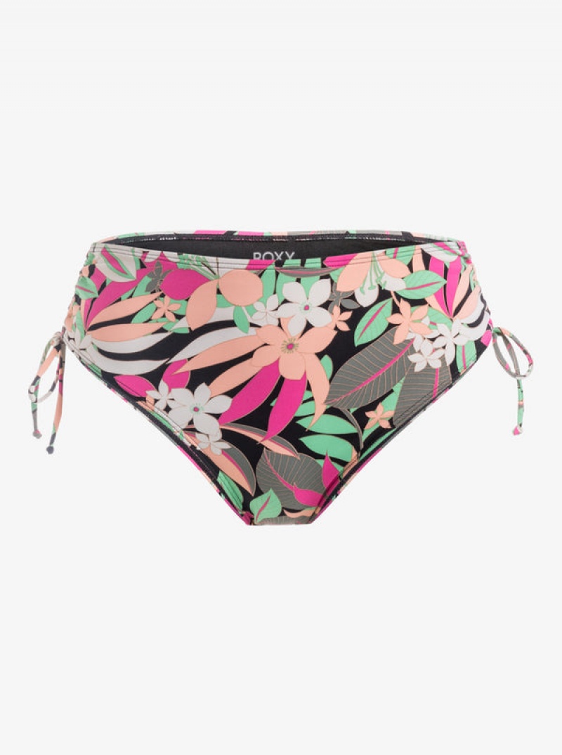 Roxy Printed Beach Classics Moderate Side-Tie Bikini Alsó | 2148975-TO