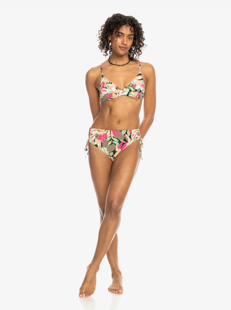 Roxy Printed Beach Classics Pántos Bra Bikini Felsők | 9513480-FR