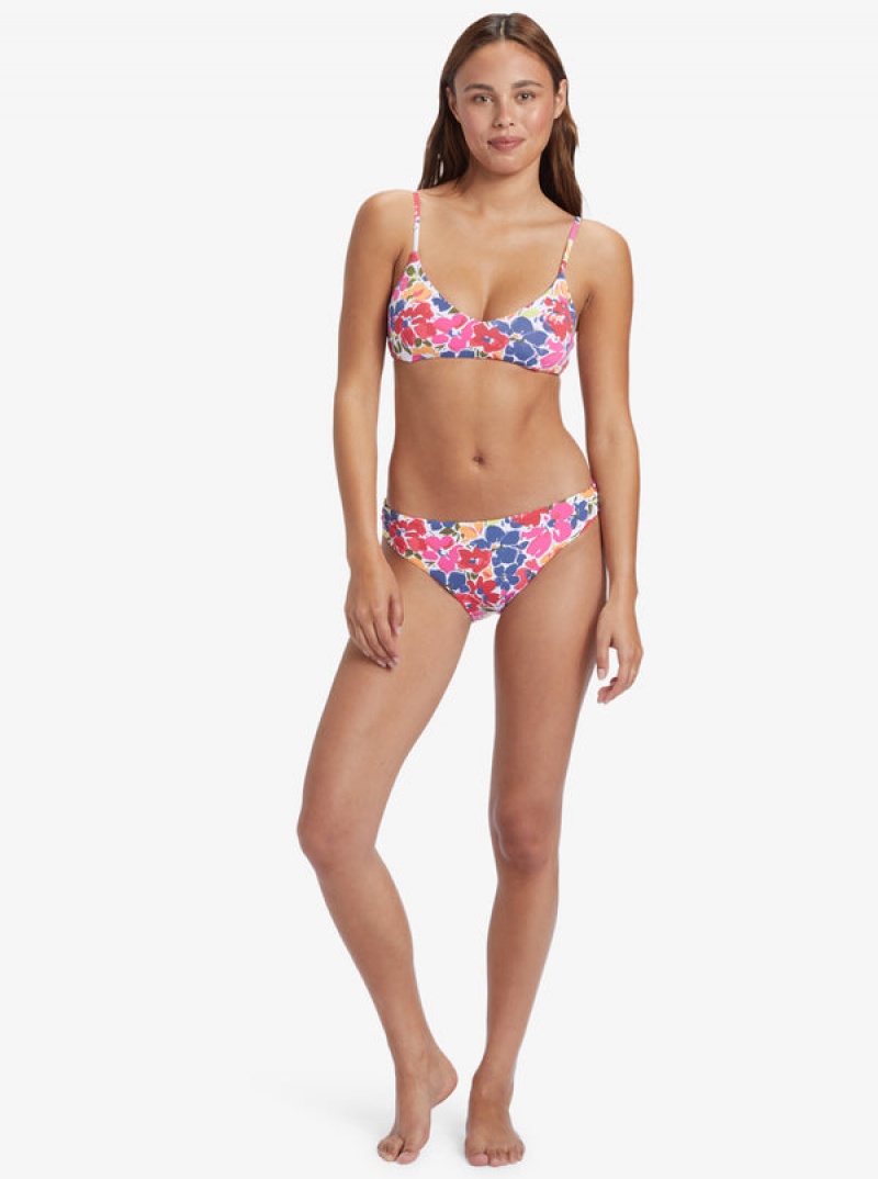 Roxy Printed Beach Classics Sport Triangle Bikini Felsők | 1537962-VG