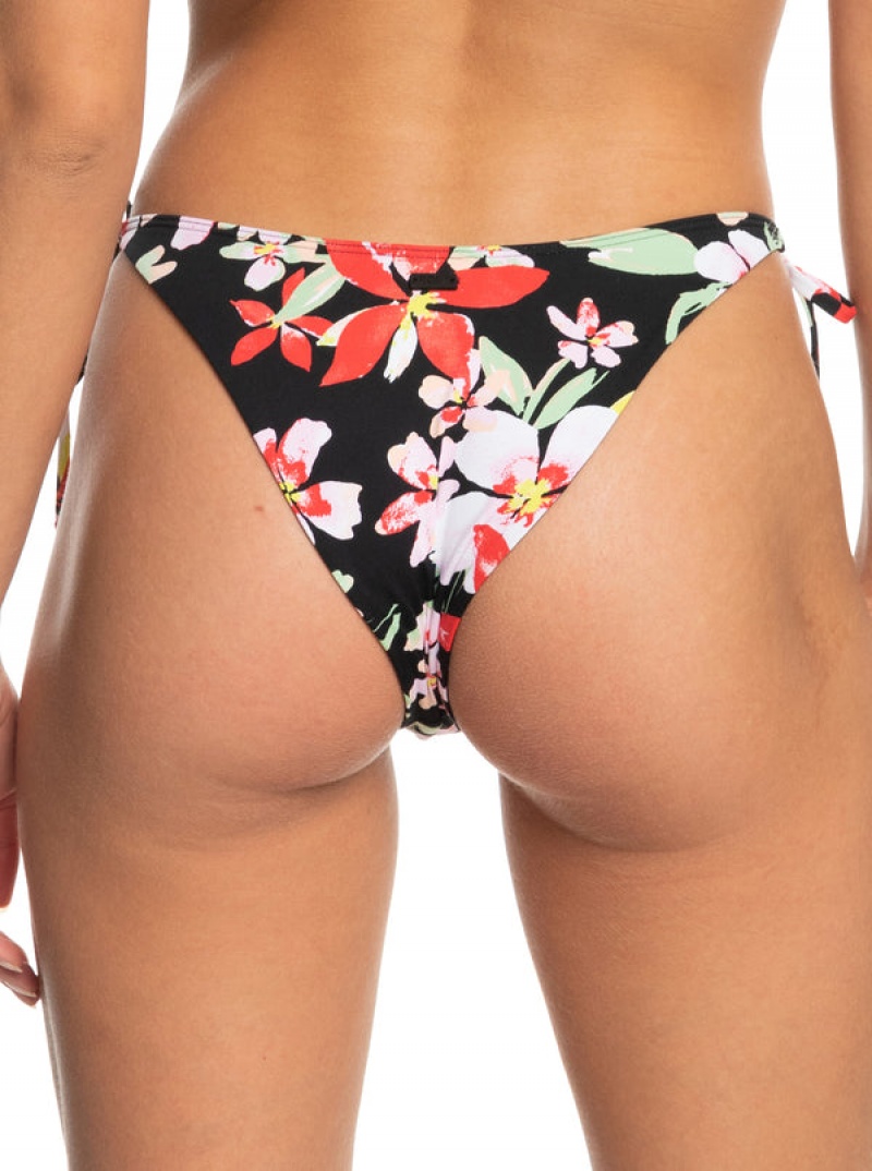 Roxy Printed Beach Classics Tie Side High Leg Cheeky Bikini Alsó | 2361507-XT