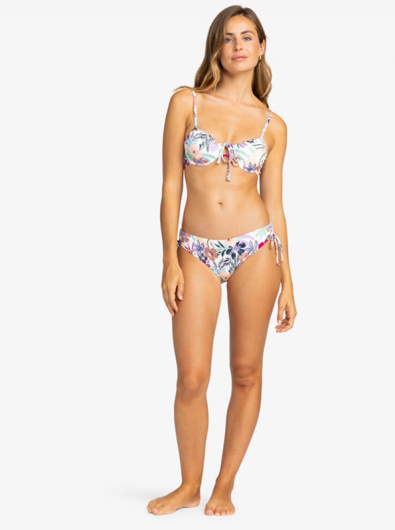 Roxy Printed Beach Classics Underwired Bikini Felsők | 3420867-UW