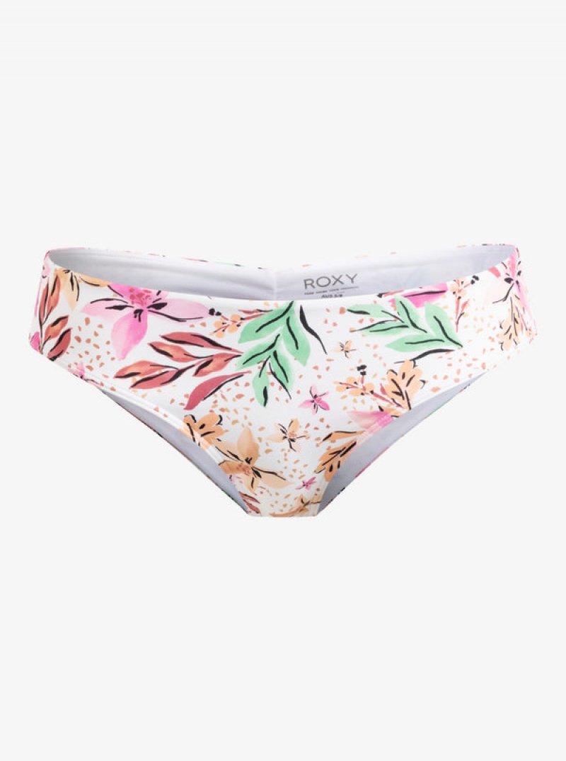 Roxy Printed Beach Classics V-Shape Cheeky Bikini Alsó | 8293401-SG