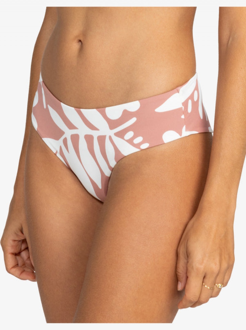 Roxy Printed Beach Classics V-Shape Cheeky Bikini Alsó | 6158237-NQ