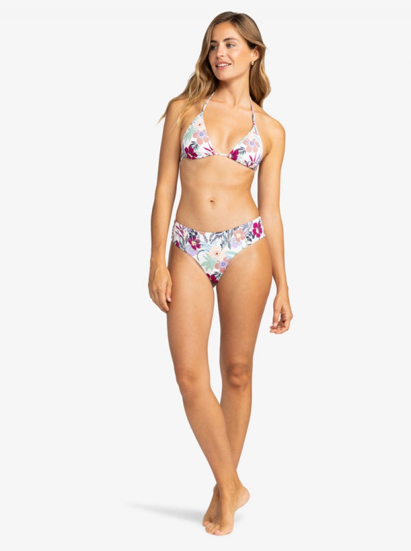 Roxy Printed Beach Classics V-Shape Cheeky Bikini Alsó | 5960723-OF