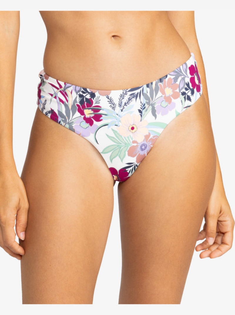 Roxy Printed Beach Classics V-Shape Cheeky Bikini Alsó | 5960723-OF