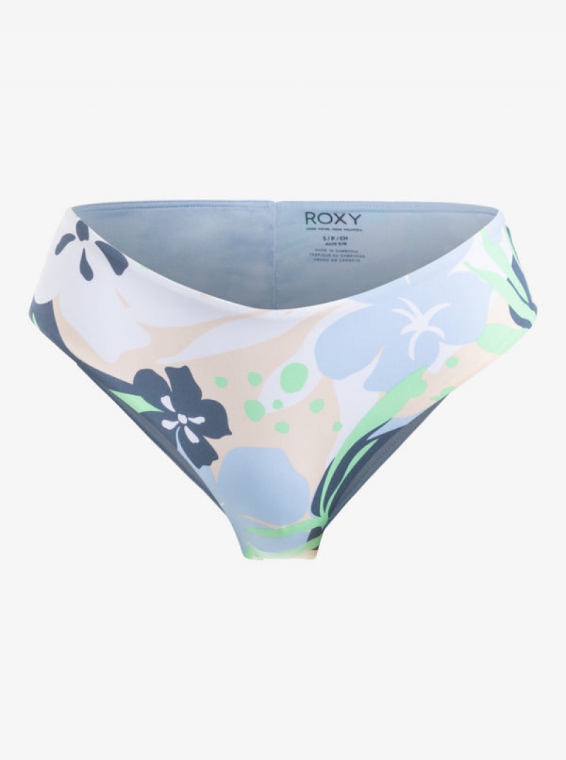 Roxy Printed Beach Classics V-Shape Cheeky Bikini Alsó | 0917456-HB