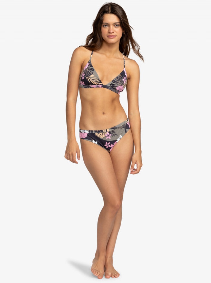 Roxy Pro The Cut Back Fixed Triangle Bikini Felsők | 2930467-XB