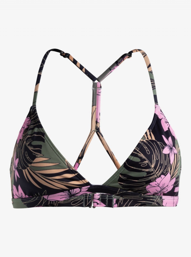 Roxy Pro The Cut Back Fixed Triangle Bikini Felsők | 2930467-XB