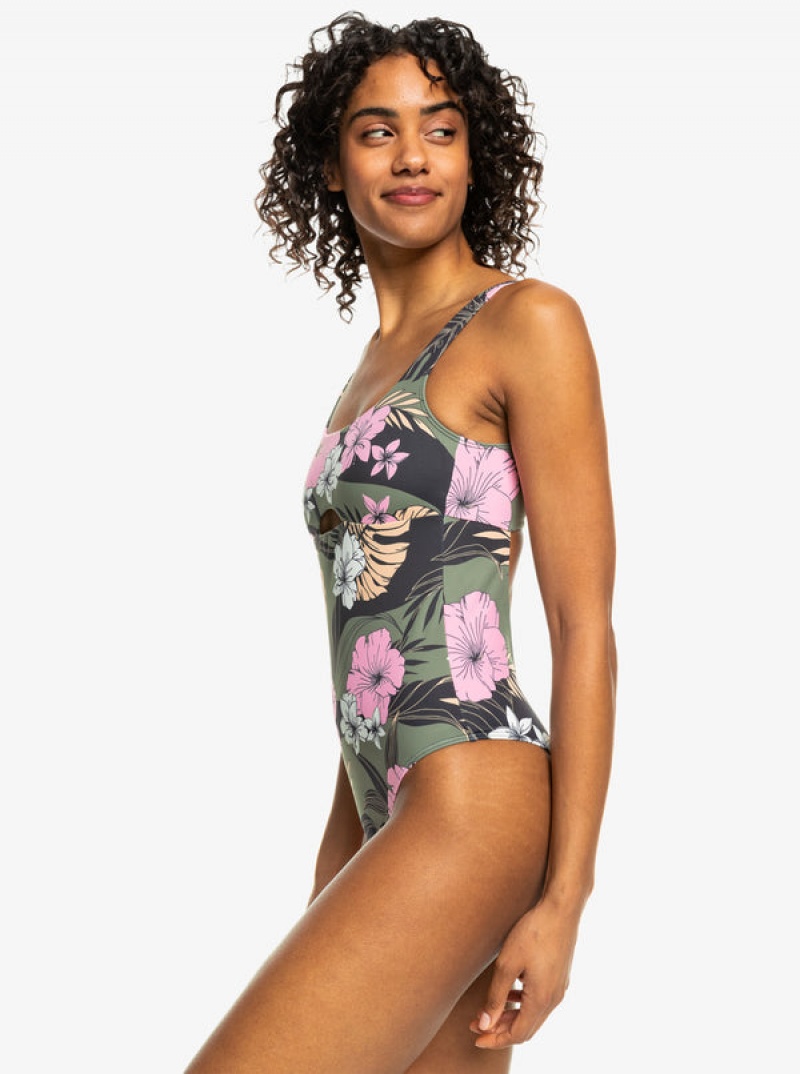 Roxy Pro The Double Line One-Piece Fürdőruha | 0163957-FG