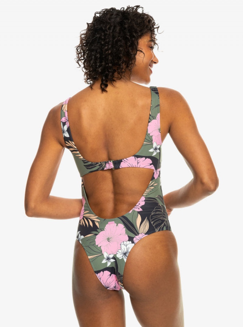 Roxy Pro The Double Line One-Piece Fürdőruha | 0163957-FG