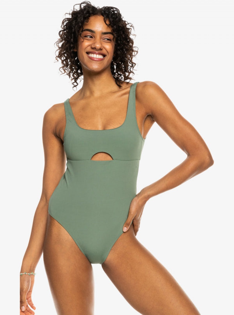 Roxy Pro The Double Line One-Piece Fürdőruha | 6942357-TQ