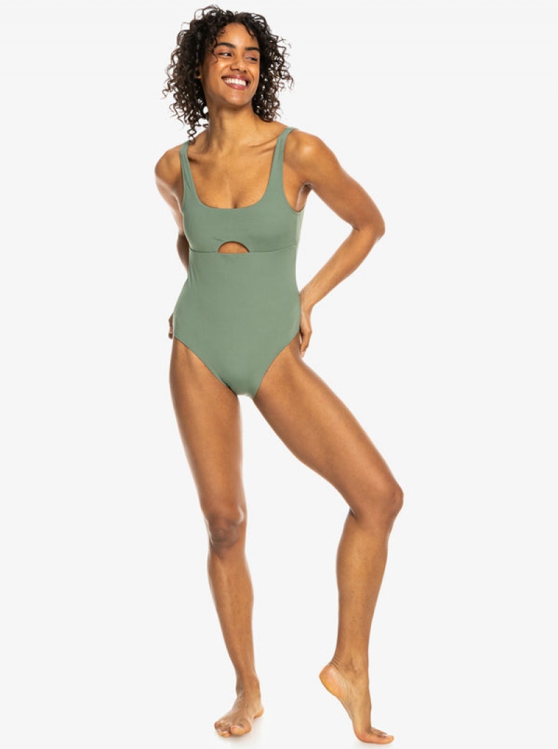 Roxy Pro The Double Line One-Piece Fürdőruha | 6942357-TQ