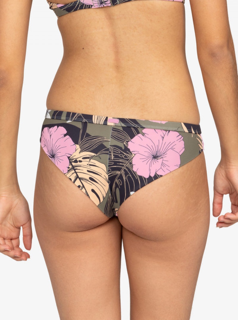 Roxy Pro The Snap Turn Cheeky Bikini Alsó | 0875491-ZC