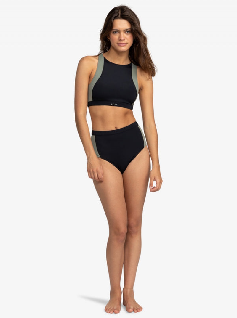 Roxy Pro Wave High Derekú Bikini Alsó | 9527143-QD