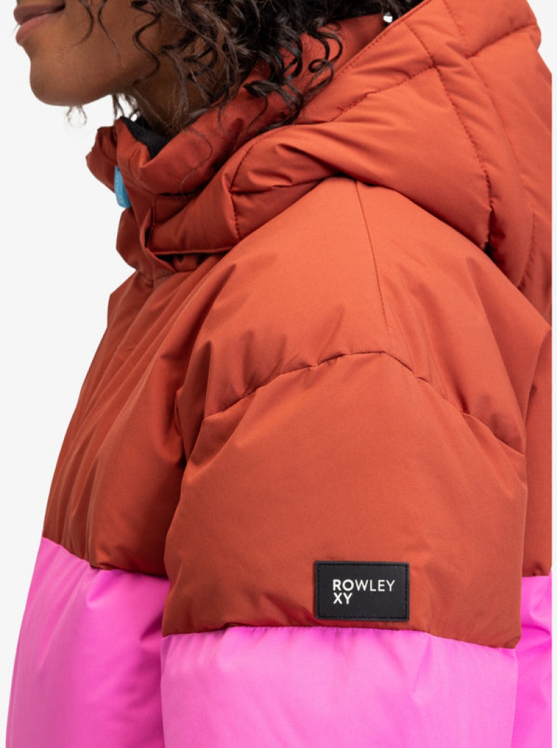 Roxy ROWLEY Block Puffer Technical Snowboardkabát | 7486192-EK