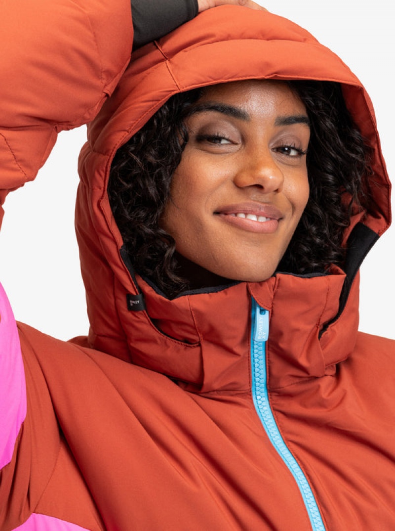 Roxy ROWLEY Block Puffer Technical Snowboardkabát | 7486192-EK