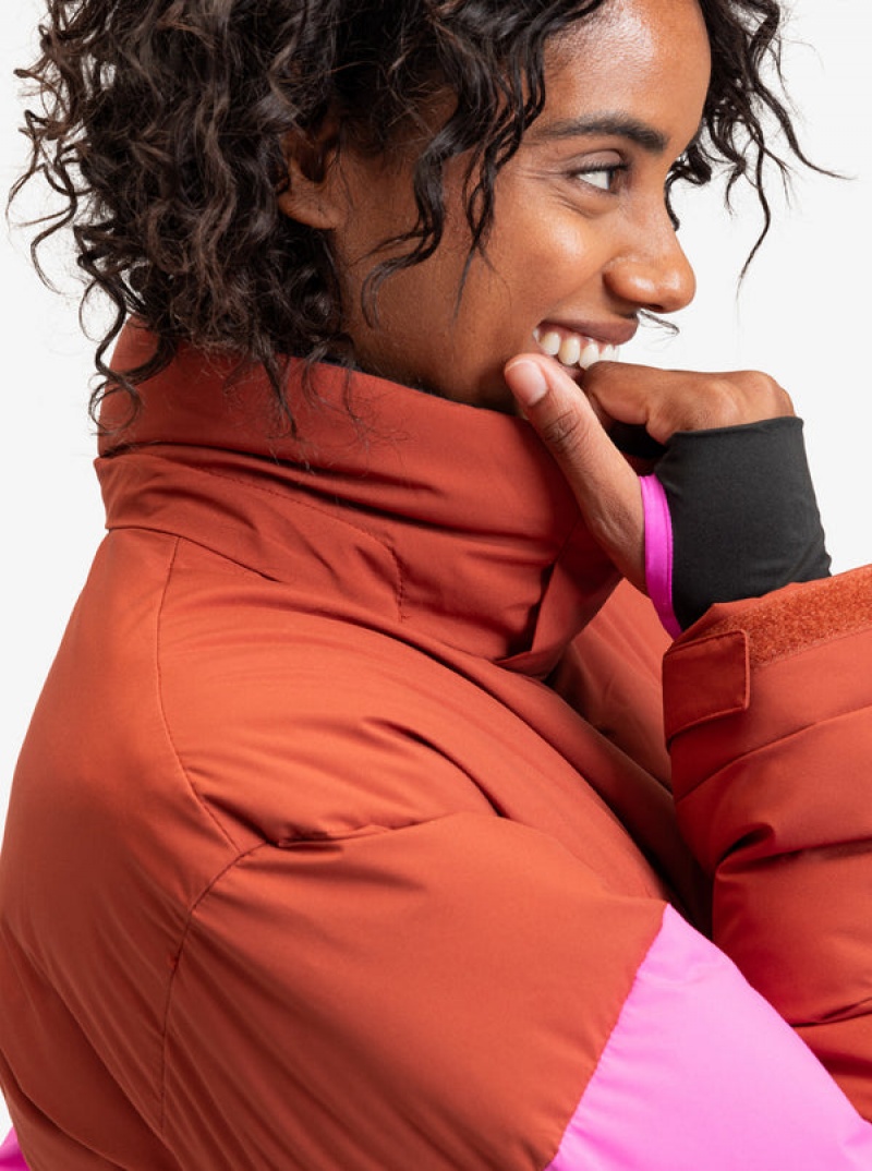 Roxy ROWLEY Block Puffer Technical Snowboardkabát | 7486192-EK