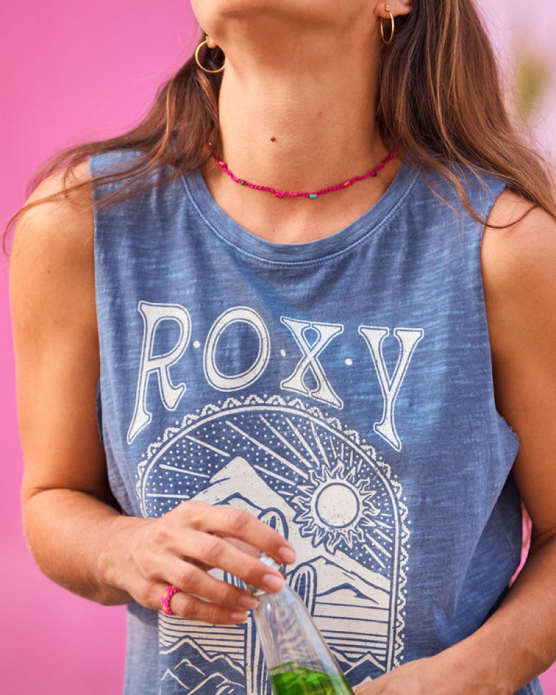 Roxy Saguaro Muscle Ujjatlan Póló | 9738240-JH