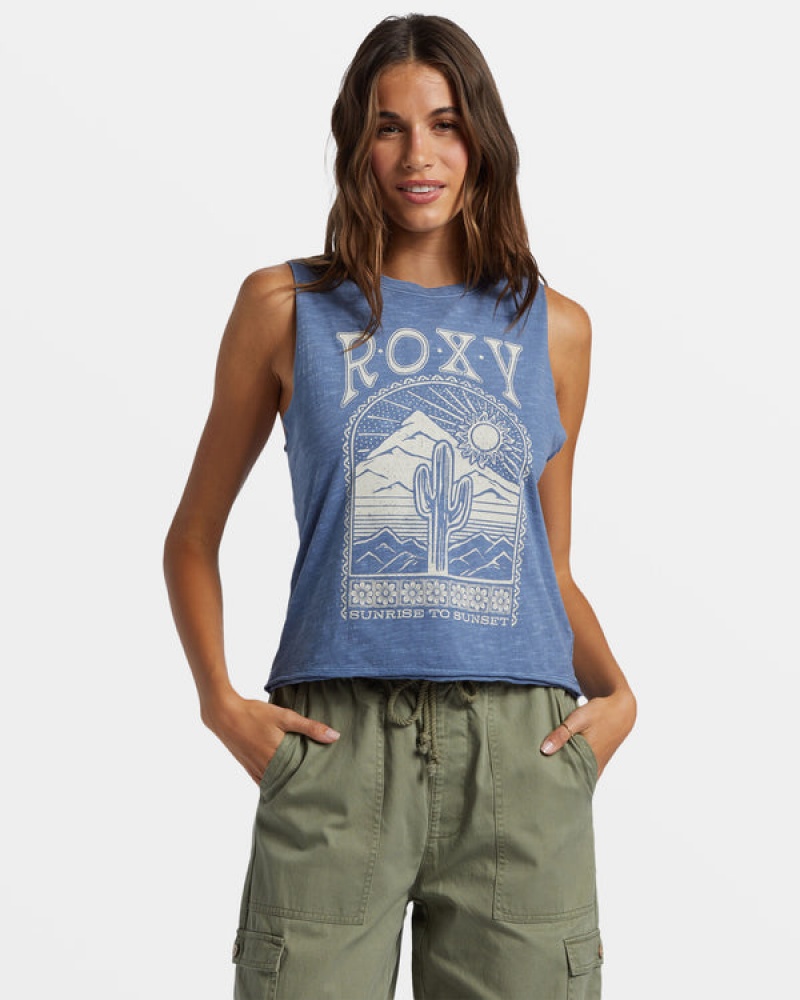 Roxy Saguaro Muscle Ujjatlan Póló | 9738240-JH