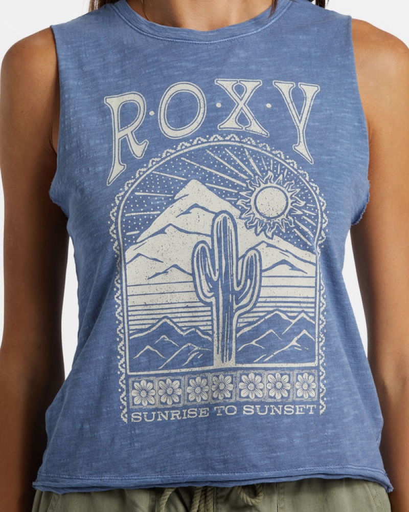 Roxy Saguaro Muscle Ujjatlan Póló | 9738240-JH