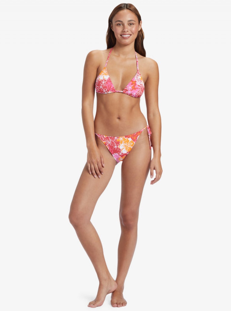 Roxy Sea Spray Tie Side Bikini Alsó | 8957132-TQ