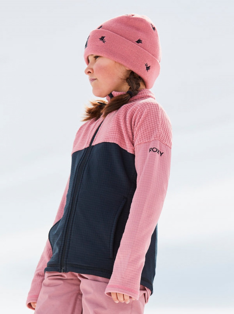 Roxy Sidley Technical Zip-Up Fleece Snowboardkabát Lány | 7394651-OX