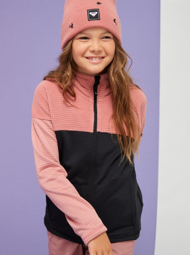 Roxy Sidley Technical Zip-Up Fleece Snowboardkabát Lány | 7394651-OX