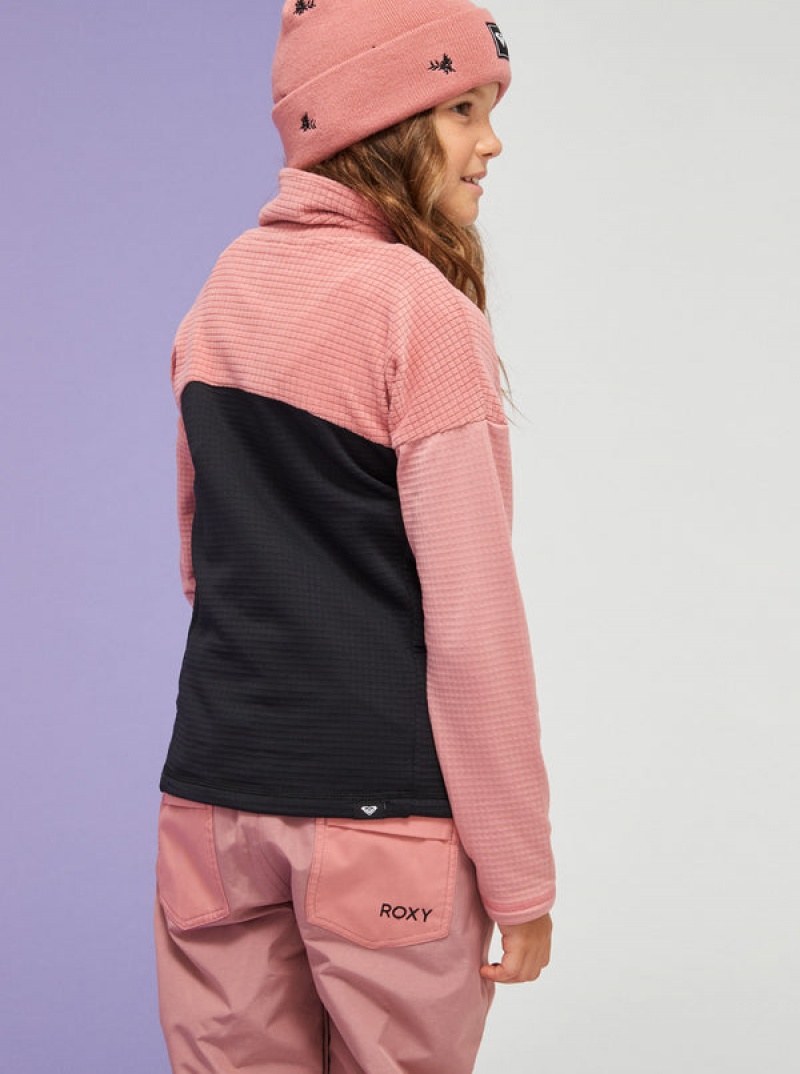 Roxy Sidley Technical Zip-Up Fleece Snowboardkabát Lány | 7394651-OX