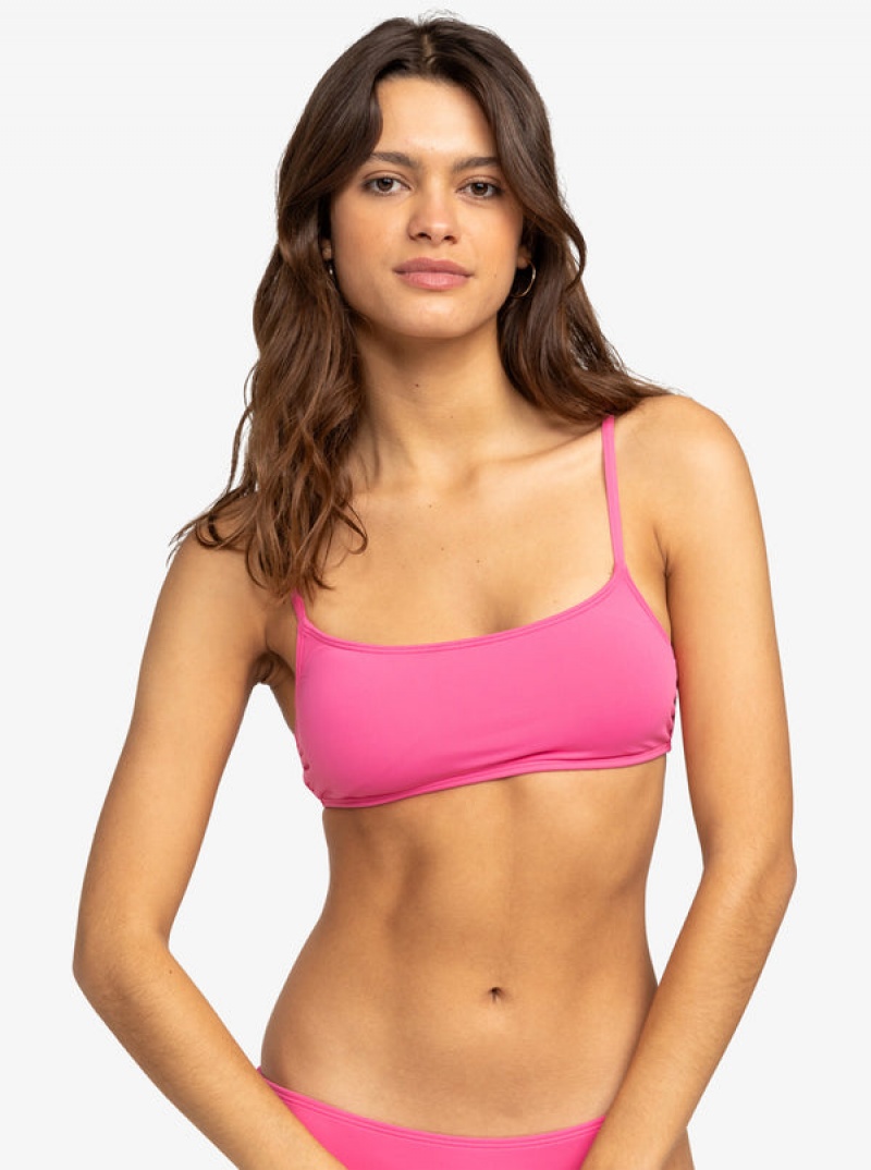 Roxy Solid Beach Classics Bralette Bikini Felsők | 8625109-ZI