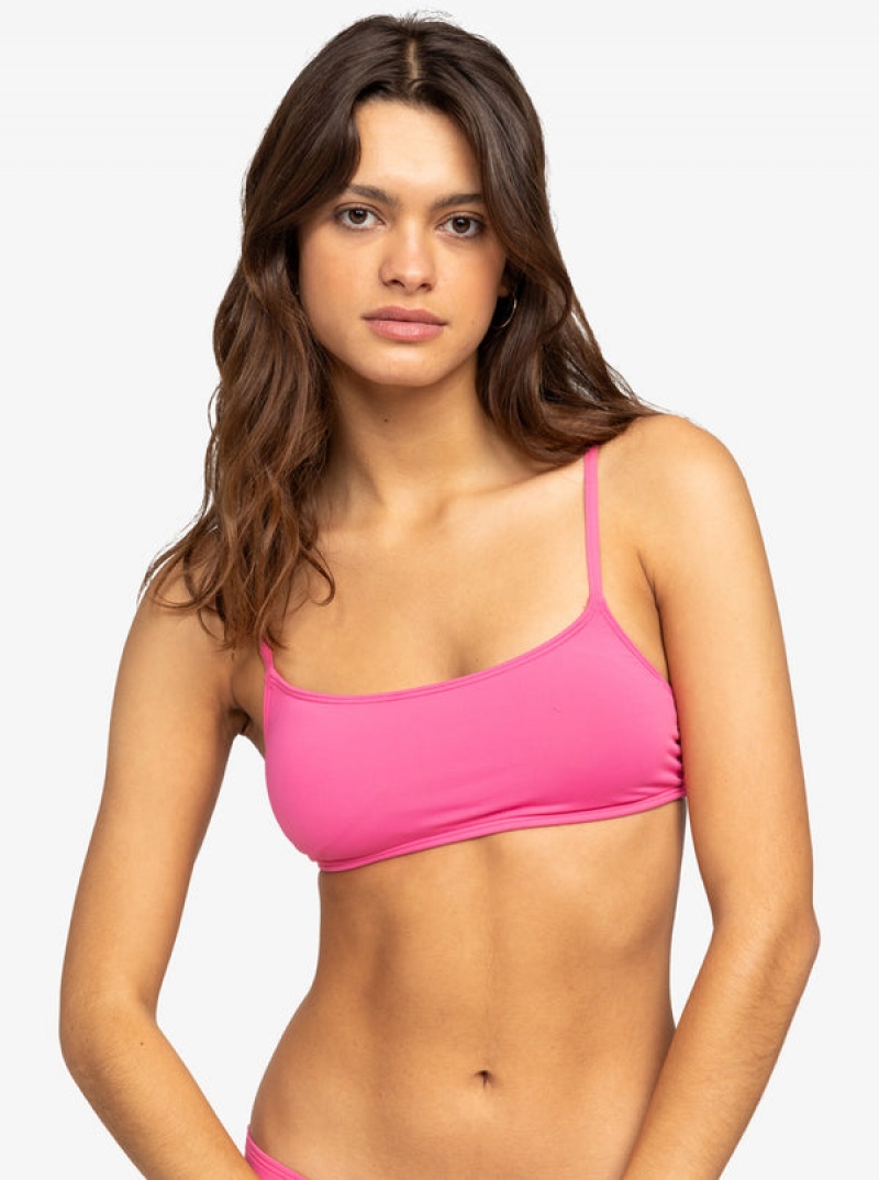 Roxy Solid Beach Classics Bralette Bikini Felsők | 8625109-ZI