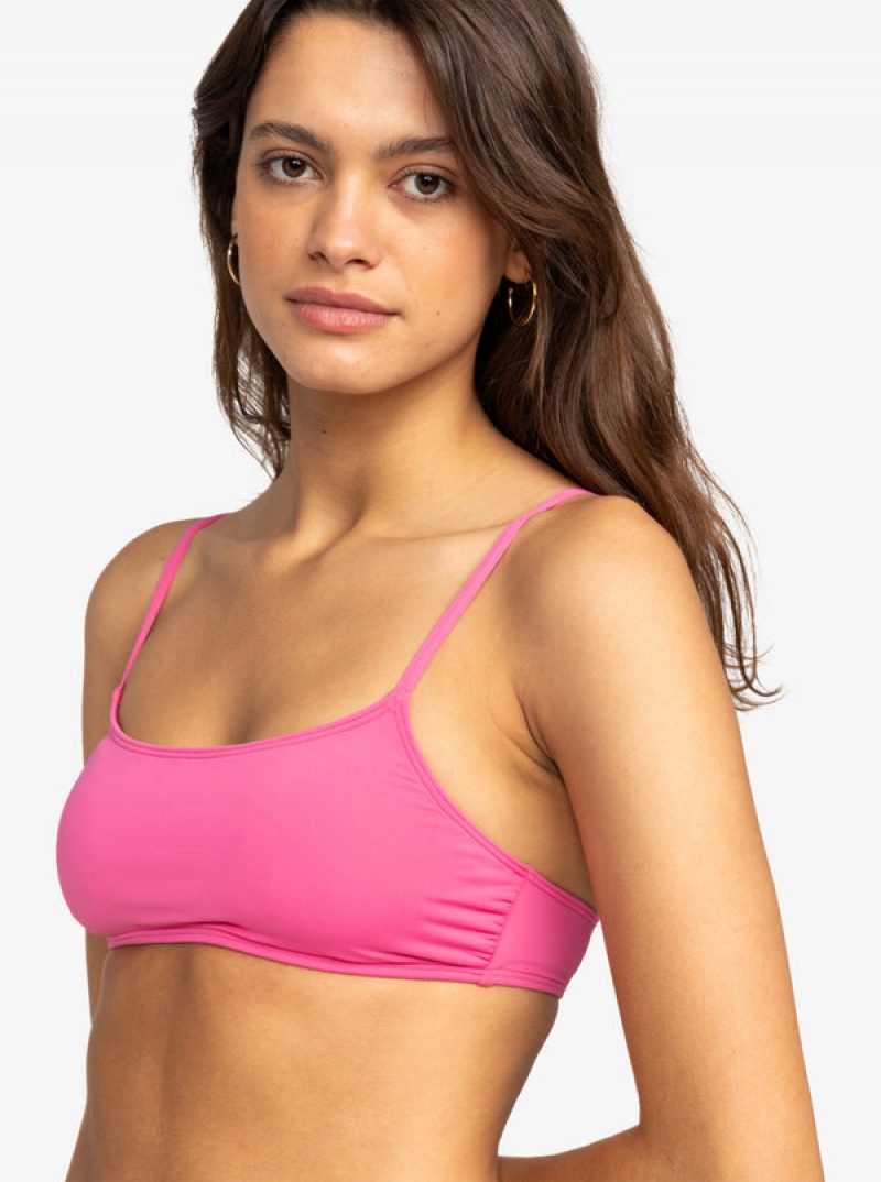 Roxy Solid Beach Classics Bralette Bikini Felsők | 8625109-ZI