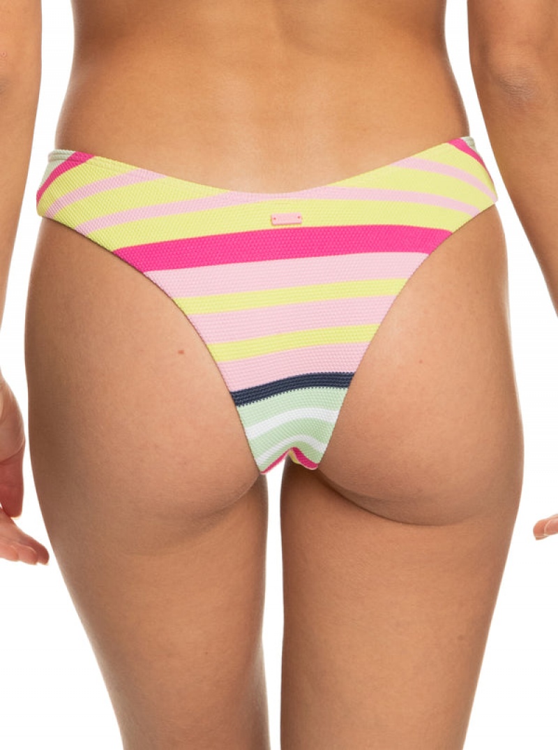 Roxy Stripe Soul Cheeky Bikini Alsó | 7936821-PG