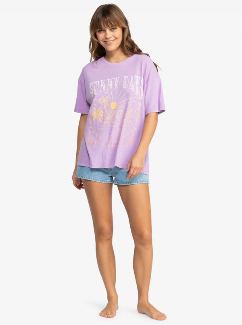 Roxy Sunny Days Oversized Póló | 0256317-ZI